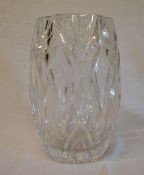 Lg glass vase h 27 cm