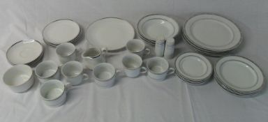 Various ceramics inc plates, cups, cream jug, salt & pepper etc