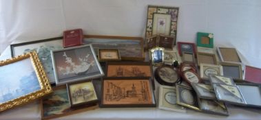 Assortment of prints & photo frames