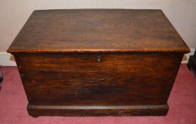 Vict Elm wood blanket box