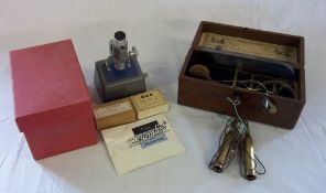 Davis & Kidder's Patent Magneto-electric Machine & Britex Naturalist Microscope