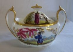 Early 19th cent Minton hand painted sucrier