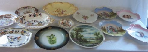 Assortment of plates & dishes inc Copeland & Garratt