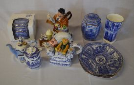 Various Ringtons tea ceramic figures & teapots