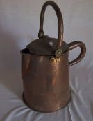 19th cent copper water can