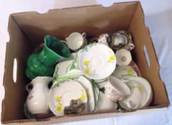 Ceramics inc 'Buttercup' plates, jugs etc