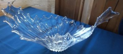 1940's French crystal splash bowl