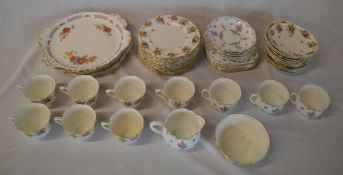 Part tea service inc Royal Doulton etc