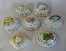 Ceramic jelly moulds by The Franklin Mint