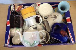 Various ceramics inc jugs, saucers etc