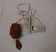 Minox camera & light meter