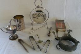 Various S.P items inc tankard & sugar bows