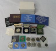 Various British coins / coin sets inc crowns, commemorative coins etc
