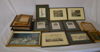 Various framed prints & picture frames