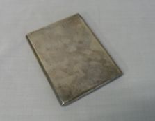 Silver cigarette case London 1939 5 oz