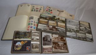 Various stamp albums & pictures