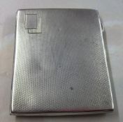 Silver cigarette case 3.3 oz Birm 1937