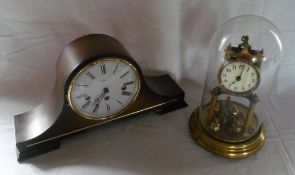 Hermle Nelson mantle clock & skeleton clock