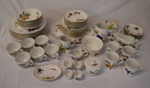 Royal Worcester 'Evesham' part dinner service