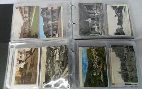 2 Albums of approx 260 postcards, topographical A-Z