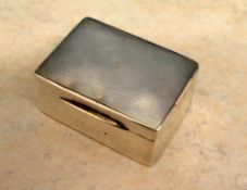 Tested as silver snuff box with mother of pearl top