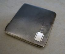 Silver cigarette case, approx weight 4oz, Birm 1941