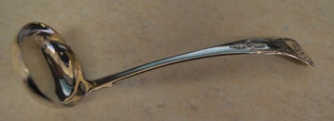 Silver sm ladle, Edinburgh 1851, approx weight 1.1oz