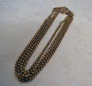 9ct gold chain, total weight 38g