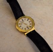 Corum 18ct gold admirals cup watch with documentation