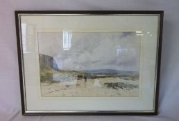 W.W.Wainwrights watercolour of a cattle drover