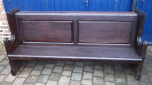 Vict pine pew approx 187cm length