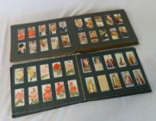 2 albums of cigarette cards