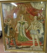 Early 20th cent tapestry of Elizabeth I (possibly)