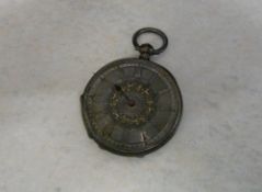 Pocket watch marked fine silver