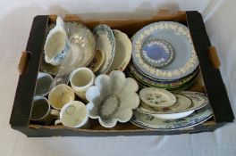 Ceramics inc Wedgwood, mugs etc