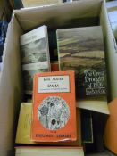Box of mixed books inc Jane Austen, Evelyn Cox etc