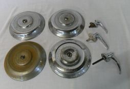 Wolseley centre caps (x4) and door handles (x3)