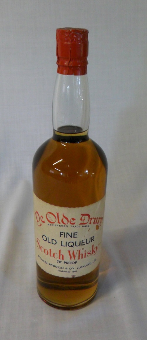 Ye Old Drury scotch whisky 70% proof - still sealed