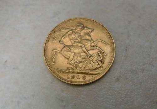 1906 Gold full sovereign