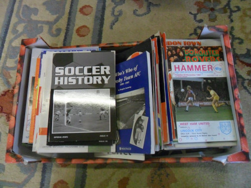 Football books & programmes, mainly Lincolnshire