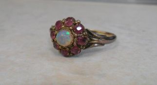 Tested as gold flower ring