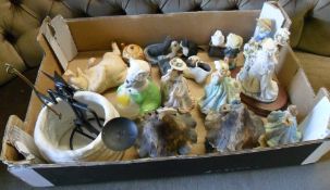 Box of various figures