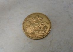 1899 Gold full sovereign