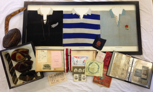 Extremely rare collection relating to rugby union international, T W Smith, inc many items from
