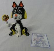 Lorna Bailey 'Sparkler the Cat' figure limited edition 31/75