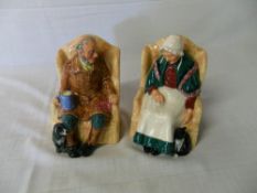 Royal Doulton 'Uncle Ned' & 'Forty Winks' figure HN2094 & HN1974