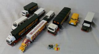 Die cast model cars & lorries inc Eddie Stobart