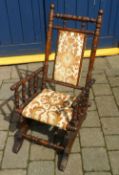 Late 19th/Early 20th cent childs rocking chair
