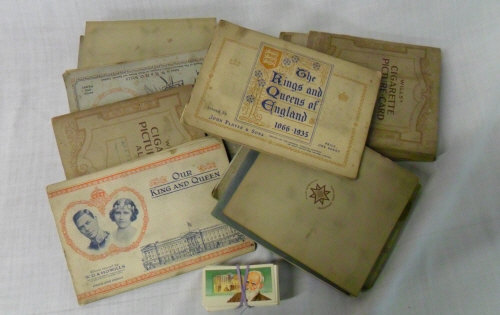 Various cigarette cards & albums