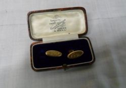 9ct gold cufflinks